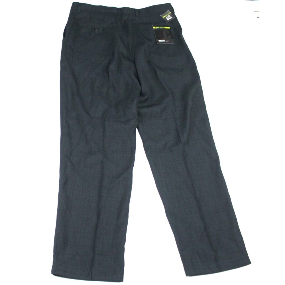 Claiborne Men Black Dress Pants Slacks Casual Size 32X34